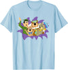 Yogi Bear and Friends That's All Folks T-Shirt - Baby Blue
