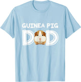 Cavy Breeder Fancier Accessories Clothes Guinea Pig Dad Father's Day Piggy Lover Owner Stuff Cavy T-Shirt - Baby Blue
