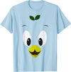 Funny Little Orange Bird T-Shirt - Baby Blue