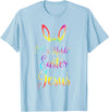 Christian Easter Silly Rabbit Easter Is for Jesus T-Shirt in Baby Blue