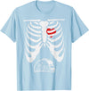 Funny Halloween Shirts Lazy Costume Party Skeleton Pregnancy Taco Halloween Mexican Baby Reveal Dad T-Shirt - Baby Blue
