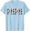 Cow Pattern Print Family Matching Birthday Shirts Cow Mimi Birthday Family Matching Mothers Day Boy Girl Farm T-Shirt - Baby