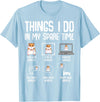 Hamster Women Kids Girls T-Shirt - Baby Blue