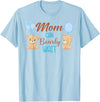 Family Baby Shower Gifts Mom Can Bearly Wait Bear Gender Neutral Boy Baby Shower T-Shirt - Baby Blue