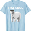 Polar Bear Gift Polar Bear Accessories & Stuff Cool Polar Bear Design for Men Women Kids Polar Bear Lover T-Shirt - Baby Blue