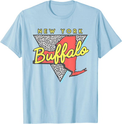 Cow Buffalo New York Vintage Triangle T-Shirt