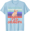 Pig Lover Gifts & Accessories Worlds best Pig Grandpa Pig Owner Pig Farmer Pig Grandad T-Shirt - Baby Blue