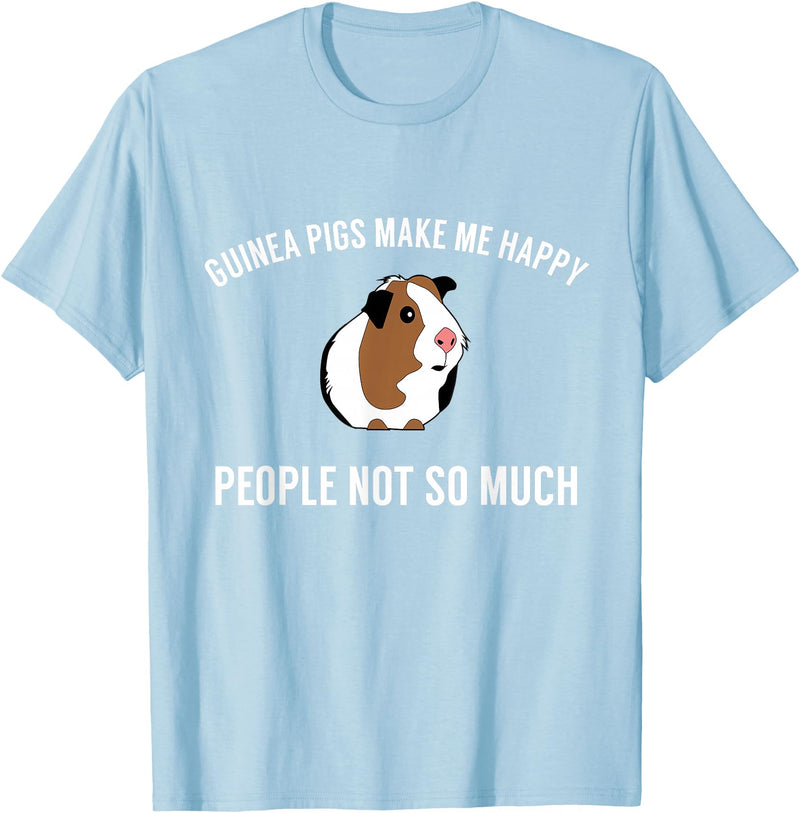 Guinea Pig Accessories & Gifts Funny Guinea Pig Tshirt Gift | Guinea Pig Tee T-Shirt - Baby Blue