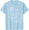 Half Rage Half Hope Rage Resistance Rabbit Resist Sarcastic T-Shirt in Baby Blue