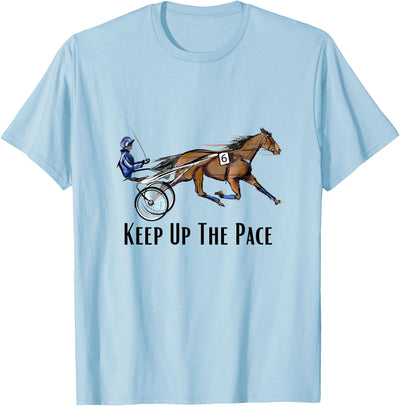 The Harley Horse Harness Racing. Standardbred Horse. Sulky Horse. Apparel T-Shirt