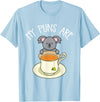 My Puns Are Koala Tea Koala Lover Gift T-Shirt - Baby Blue