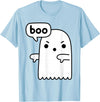 Ghost of disapproval Shirts Gifts Funny Thumbs Down Ghost Screaming Boo Disapproval T-Shirt - Baby Blue