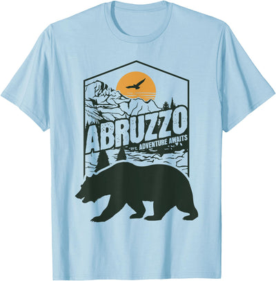 Abruzzo Adventure Awaits Marsican Abruzzese Bear T-Shirt