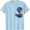 Thabluebirdluveve Bluebird Bird T-Shirt - Baby Blue