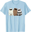Global Warming Awareness Arctic Winter Ice Ice Bear With Sunglasses Polar Bear Plunge T-Shirt - Baby Blue