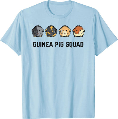 Cute and Cavy Guinea Pig Rodent Pet Team Squad T-Shirt