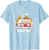 Peppa Pig Visits America Road Trip V2 T-Shirt - Baby Blue