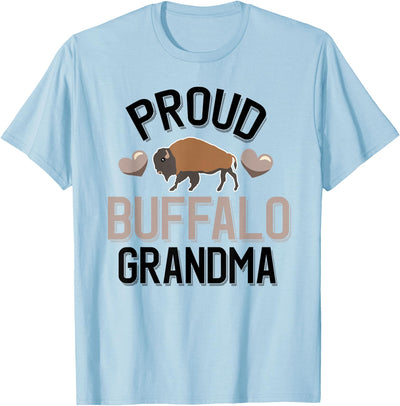 Cow I Love Buffalo Proud Buffalo Grandma T-Shirt