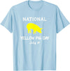 Porker Apparel Co National Yellow Pig Day T-Shirt - Baby Blue