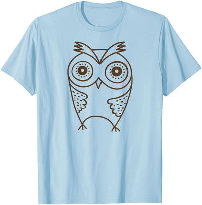 Owl T-Shirts for Men and Women, Cute Owl Gifts for Birthday T-Shirt