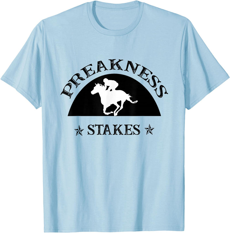 Horse Racing Derby Lover Shirts Preakness Horse Racing Shirts for Men Women Stakes Apparel T-Shirt - Baby Blue