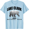 Lake Clark National Park Souvenir Tee Lake Clark National Park Bear US Parks Souvenir T-Shirt - Baby Blue