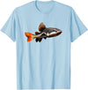Redtail Catfish Keepers Tees Redtail Catfish Large Aquarium Fish Tank Catfish Lovers T-Shirt - Baby Blue