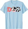 Funny Cow Mom And Dad Birthday Family Tees Dad of The Birthday for Boy Cow Farm 1st Birthday Cow Daddy T-Shirt - Baby Blue