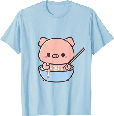 Eating Ramen Noodles T-Shirt