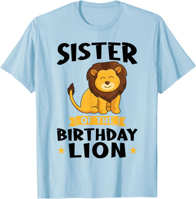sister of the birthday lion birthday T-Shirt