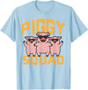 Pig Lover Shirts For Men Women Kids Pig Lover Piggy Squad Hog Farmer Crew Swine Women Men Kids T-Shirt - Baby Blue