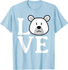 Polar Bear Design for Polar Bear Lovers LOVE Polar Bear Stuff Polar Bear Lover Stuff | Polar Bear T-Shirt - Baby Blue