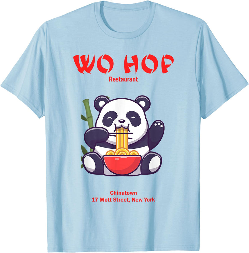 Chinese Panda Restaurant Panda Wo hop Restaurant, Best Bear T-Shirt - Baby Blue