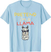 Funny Pretend I'm A Llama Halloween Costume Gift Funny Pretend I'm A Llama | Halloween Costume T-Shirt - Baby Blue