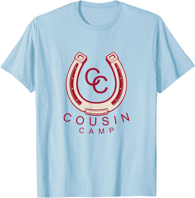 Cousin Camp Apparel & Gifts Fun Cousin Camp Horseshoe Horse Ranch Graphic T-Shirt