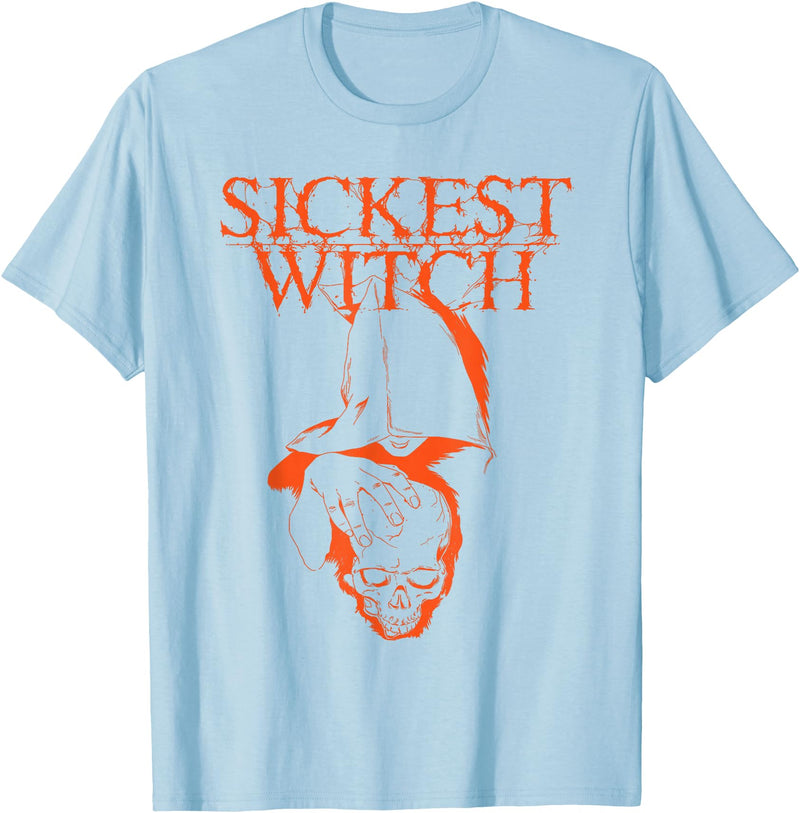 Severed Books Sickest Witch, Hayride - Classic Logo T-Shirt - Baby Blue