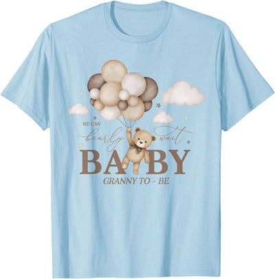 Granny We Can Bearly Wait Baby Shower Bear Family Matching T-Shirt