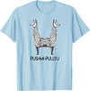 Pushmi-Pullyu Llama Funny Alpaca Llama Style, Pushmi-Pullyu Yoga T-Shirt - Baby Blue