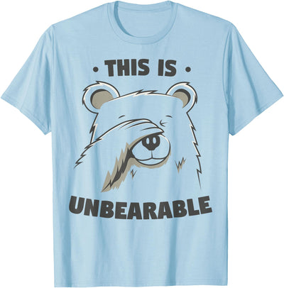 This Is Unbearable Funny Bear Word Game T-Shirt
