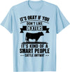 Funny Dexters Gift for Men & Rancher Smart People Cattle Farmer - Cow Breed Dexters T-Shirt - Baby Blue