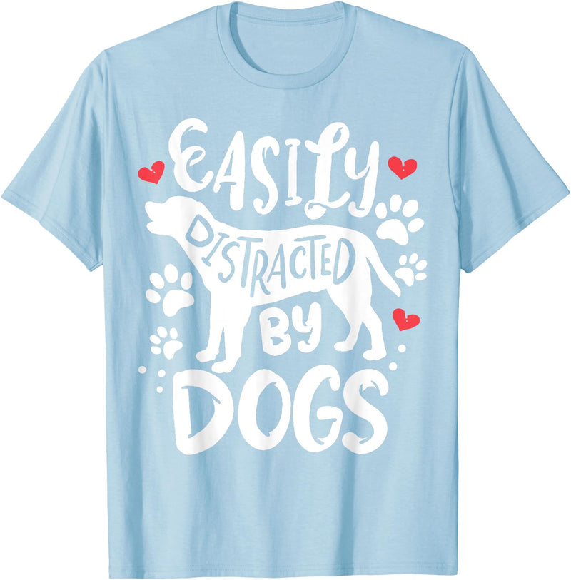 DogDogWoof Dog T-Shirt - Baby Blue
