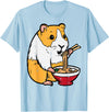 Guinea Pig Shirts For Men Women Kids Gift Guinea Pig Ramen Kawaii Cavy Anime Japanese Men Kids Women T-Shirt - Baby Blue