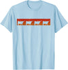 Triple G Mavs Vintage Retro Longhorn Shirt Cow Farm Animal Gift T-Shirt - Baby Blue