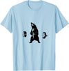 Lifting Motivation Bear Powerful Grizzly Bear Lifting Training T-Shirt T-Shirt - Baby Blue
