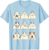 Hamster Reaction Meme Kids Boys Girls Men and Women T-Shirt - Baby Blue
