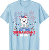 Fourth Of July - Cute Animals America 4th Of July American Polar Bear For Kids USA Polar Bear T-Shirt - Baby Blue