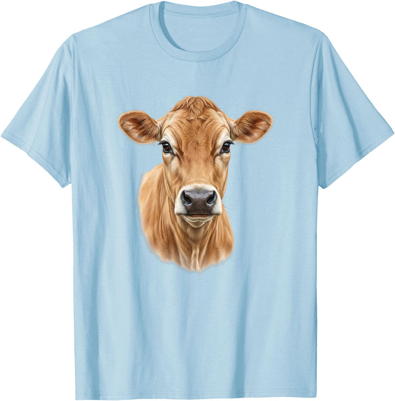 Dairy Jersey Cow Jersey Cow T-Shirt - Baby Blue