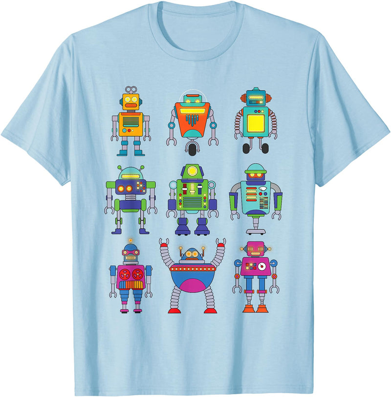 Best Robotics Gift Robot Lover Accessories & Stuff Robot Art for Boys Kids Toddler Science Robotics Engineer T-Shirt - Baby