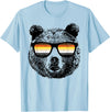 Equal Rights Gay Bear Sânpebe Designs Gay Bear with Sunglasses T-Shirt - Baby Blue