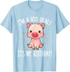 I'm A Big Deal It's My Birthday Apparel Co I'm A Big Deal It's My Birthday Funny Birthday with Pig T-Shirt - Baby Blue
